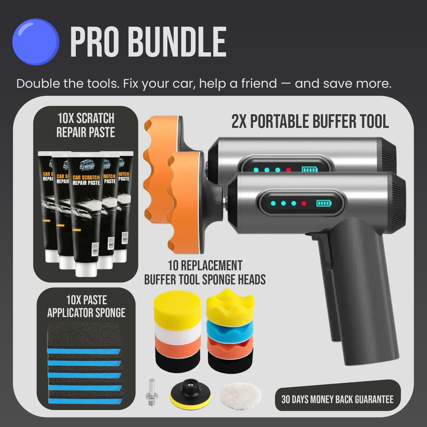 Clear Coat Scratch Repair Kit