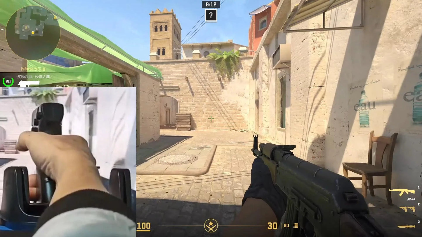 OrionTime L25A Gun Mouse FPS Game Pistol Handle Grip Wired Peripherals Pc Custom Gamer Accessories Shooting Mice