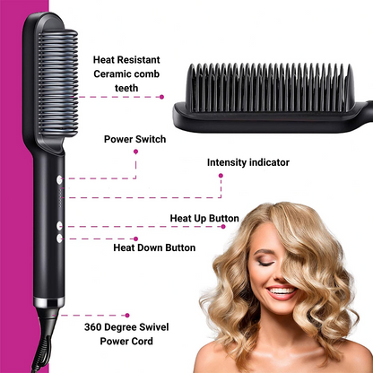 GLOWKITTI™ Electric Hair Straightening Brush