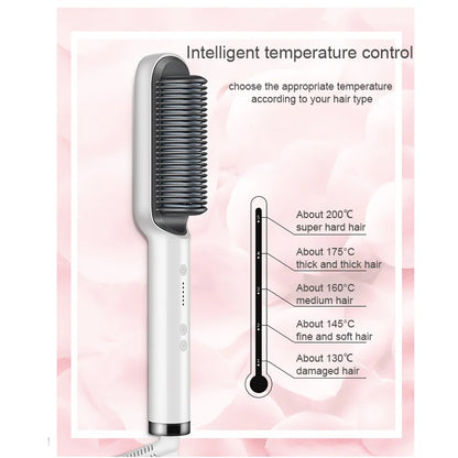 GLOWKITTI™ Electric Hair Straightening Brush