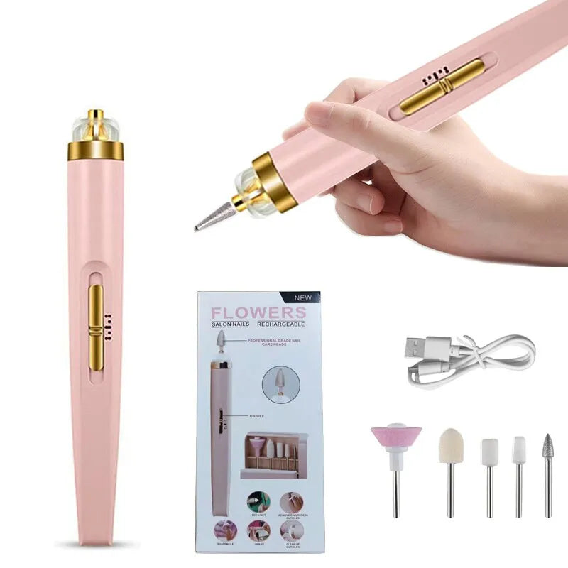 5 in 1 Portable Electric Manicure Polish / filer