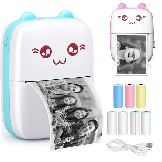 Plush Print Mini Bluetooth Printer