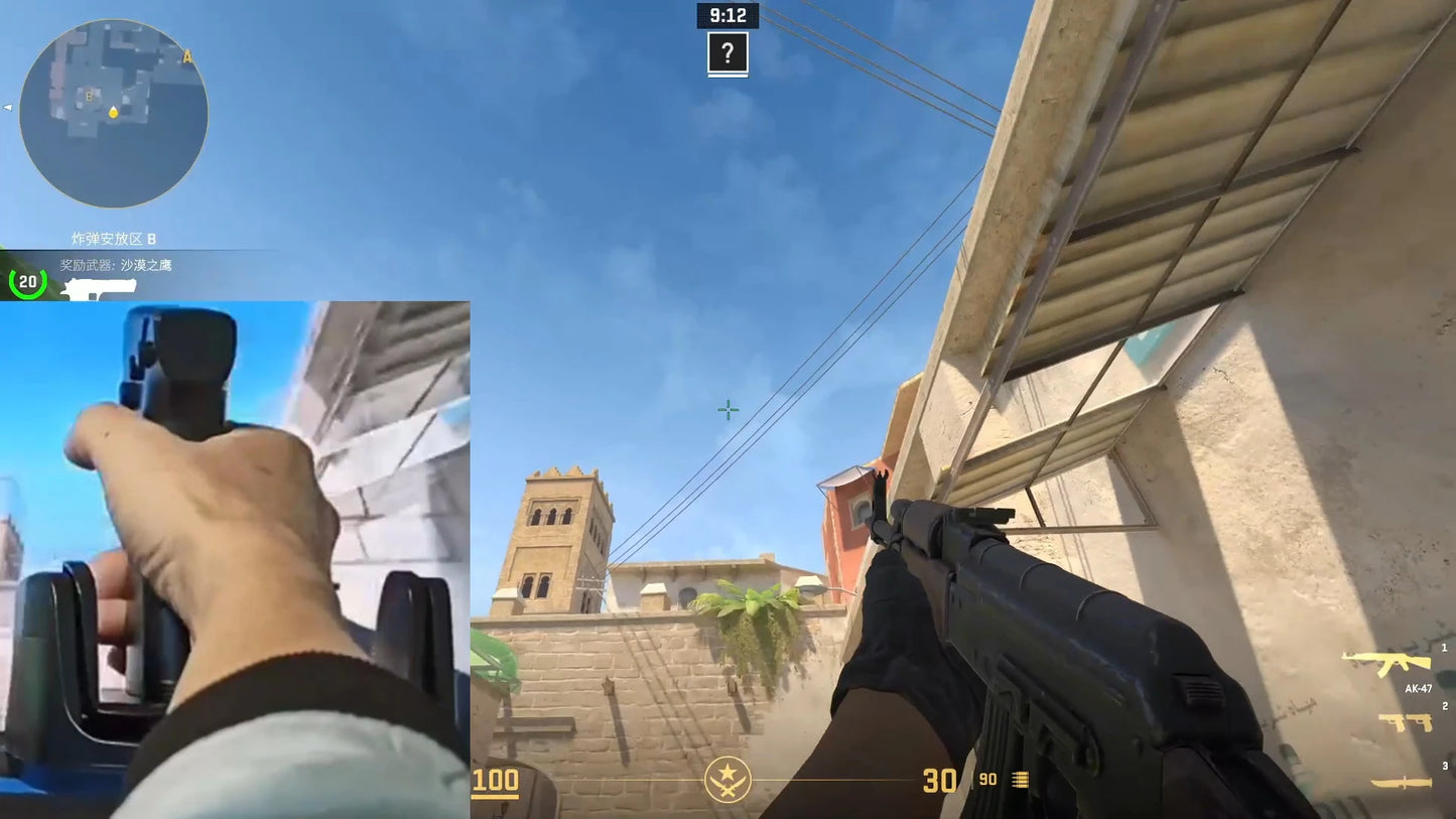 OrionTime L25A Gun Mouse FPS Game Pistol Handle Grip Wired Peripherals Pc Custom Gamer Accessories Shooting Mice