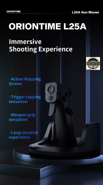 OrionTime L25A Gun Mouse FPS Game Pistol Handle Grip Wired Peripherals Pc Custom Gamer Accessories Shooting Mice