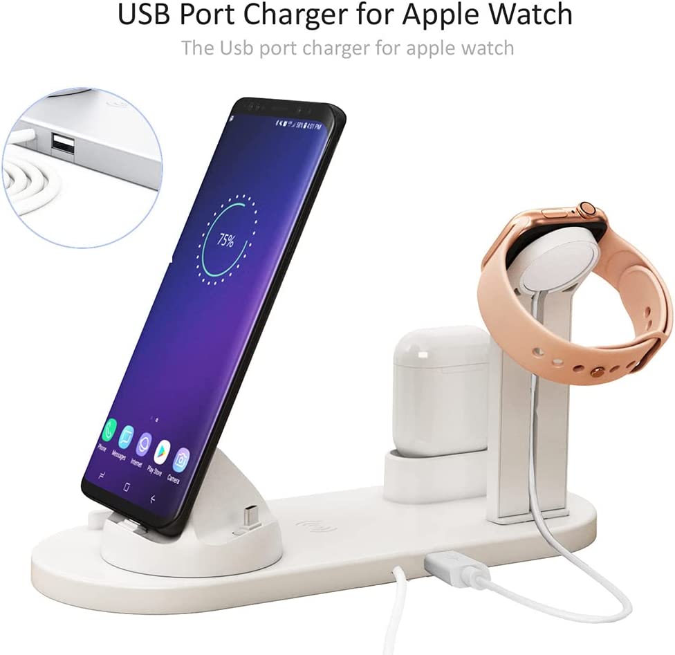 Wireless Charging Station for iPhone & Android