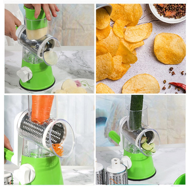 Rotating Vegetable Slicer